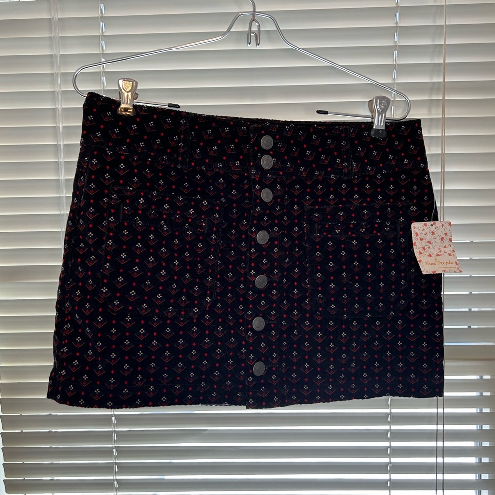 NWT Free People Corduroy Skirt